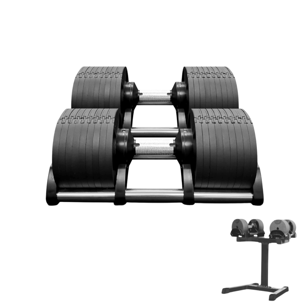 เซ็ตดัมเบล HOMEFITTOOLS H20 (1 คู่) พร้อมขาตั้ง